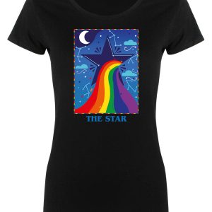 Deadly Tarot Pride The Star Ladies Black Merch T-Shirt