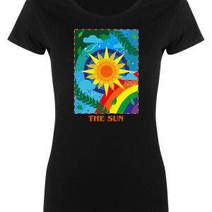 Deadly Tarot Pride The Sun Ladies Black Merch T-Shirt