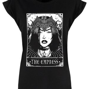 Deadly Tarot The Empress Ladies Premium Black T Shirt 1