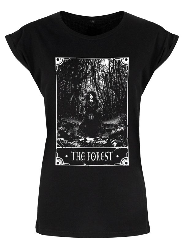Deadly Tarot – The Forest Ladies Premium Black T-Shirt
