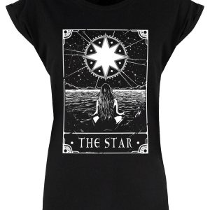 Deadly Tarot – The Star Ladies Premium Black T-Shirt