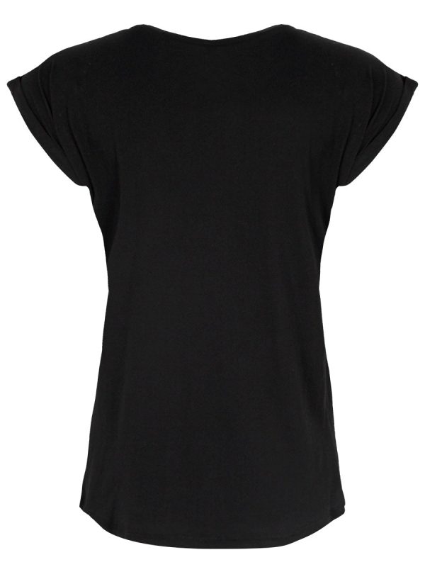 Deadly Tarot – The Sun Ladies Premium Black T-Shirt