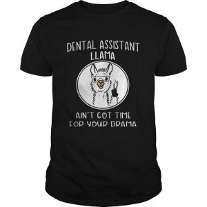 Dental assistant llama aint got time for your drama shirt