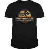 Dinosaur Motherhood like a walk in the park vintage sunset shirt