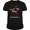 Dinosaur TRex American flag Ameri Saurus Rex 4th of July shirt