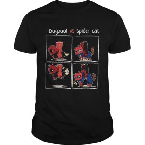 Dogpool and spider cat shirt