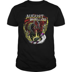 Dragon August burns red shirt