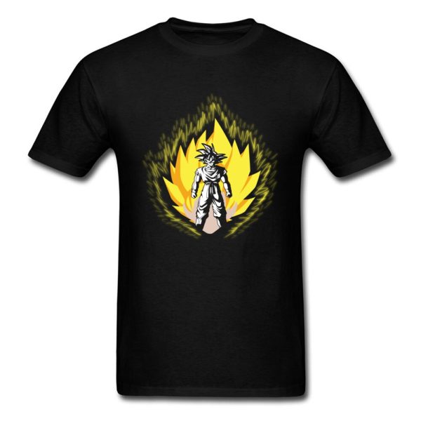 Dragon Ball Z Shirt Son Goku Super Saiyan Fire T Shirt