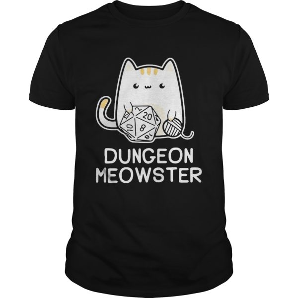 Dungeon meowster dungeons and dragons cat shirt