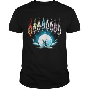 Eevees evolutions pokemon looking the moon shirt