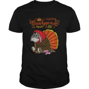 Eeyore Turkey happy thanksgiving shirt