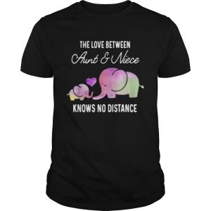 Elephants the love between aunt and niece knows no distance shirt