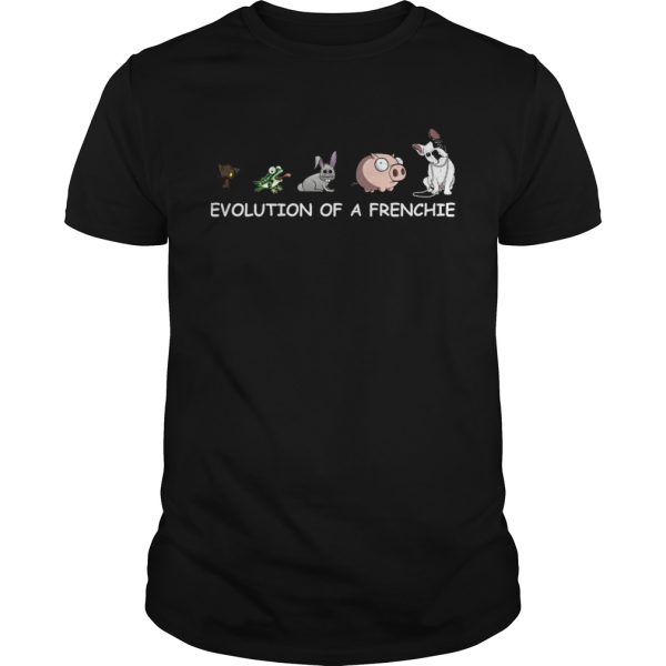 Evolution of a Frenchie shirt