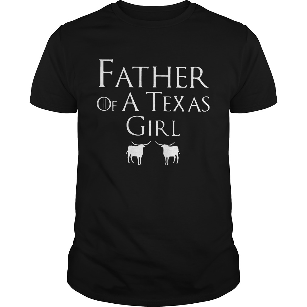 Father of a Texas girl Unisex TShirt
