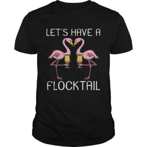 Flamingo Flocktail Drinking Party Bird shirt