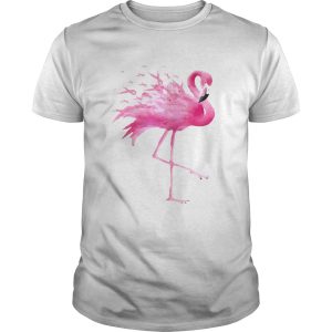 Flamingo Pink Ribbon Breast Cancer Awareness shirt