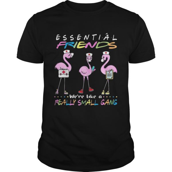 Flamingo Were More Than Just Essential Friends Were Like A Really Small Gang shirt