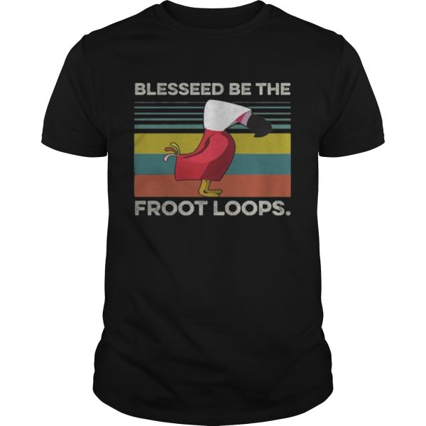 Flamingo handmaid blessed be the froot loops vintage shirt