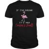 Flamingo if Im drunk its my cousins fault shirt