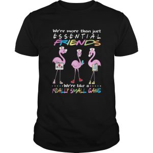 Flamingo nurse were more than just essential friends were like a really small gang shirt