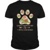 Flower easily distracted by sloths and dogs paw shirt