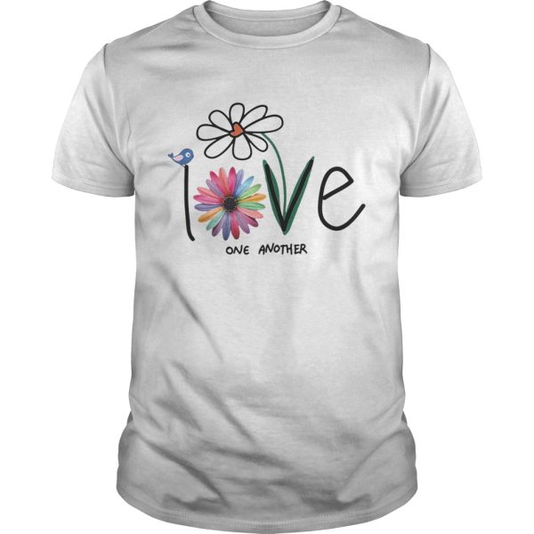 Flower love one another shirt