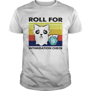Fox roll for intimidation check vintage shirt