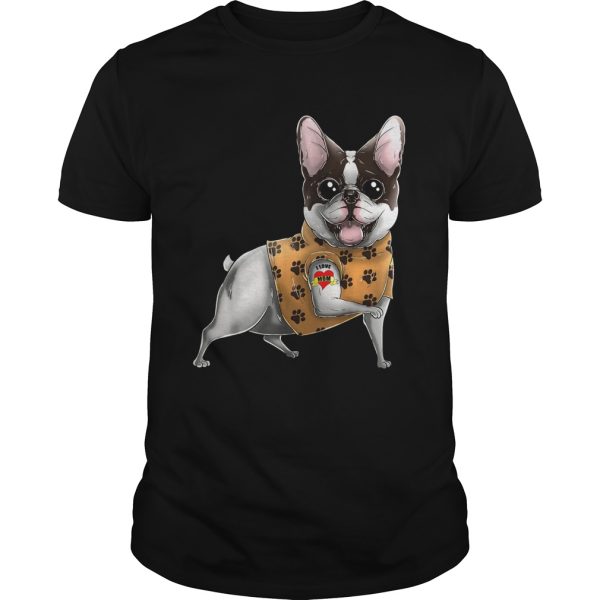 French Bulldog I Love Mom Tattoo Dog Mothers Day Frenchie shirt