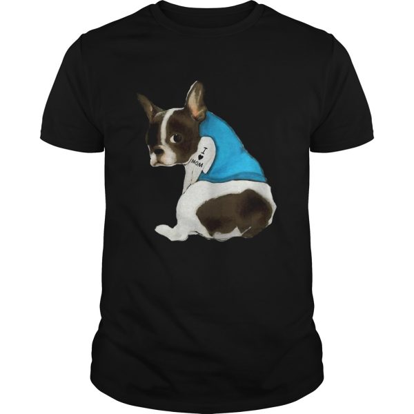 French Bulldog Tattoos I Love MOM Sitting Gift Mothers Day shirt