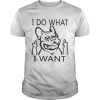 French bulldog I do what I want shirt