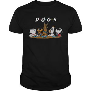 Friends Cartoon Tv Series Party Dogs shirt