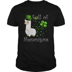 Full Of Shenanigans Alpaca St Patricks Day shirt