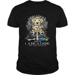 Game of Bones House Labrador shit just got real Game of Thrones shirt