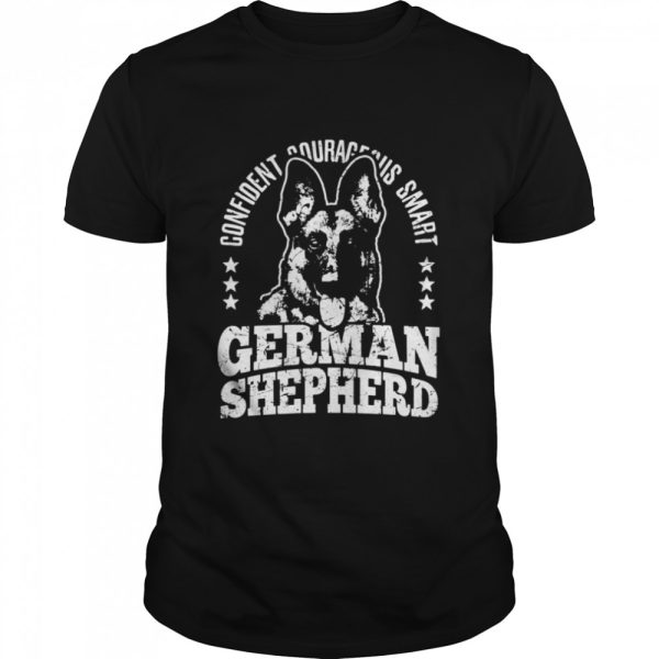 German Shepherd Dog Confident Courageous Smart Alsatian Dog shirt