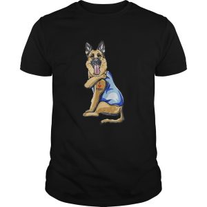 German Shepherd Dog Tattoo I Love Mom shirt