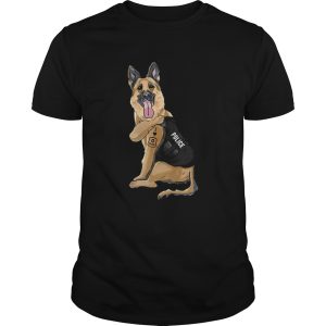 German Shepherd I Love Police shirt