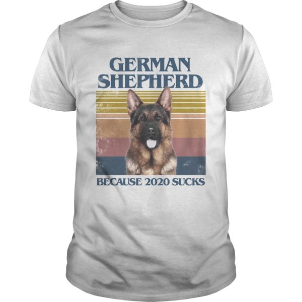 German shepherd collie because 2020 sucks vintage retro shirt