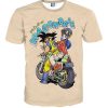Goku Chi Chi Biker Motorbike Glasses Cool Design Streetwear T-Shirt