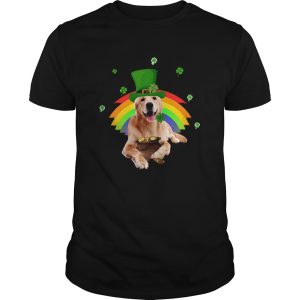 Golden Retriever St Patricks day shirt