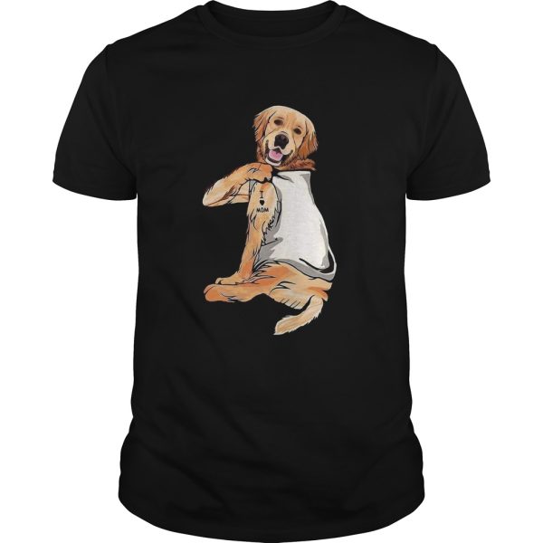 Golden Retriever Tattoos I Love Mom shirt