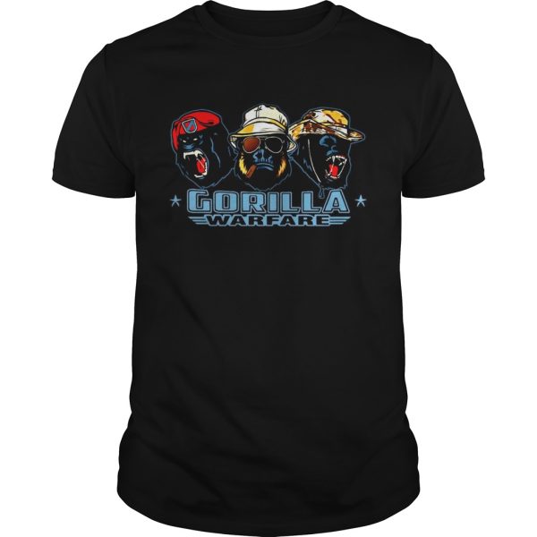 Gorilla warfare kid shirt