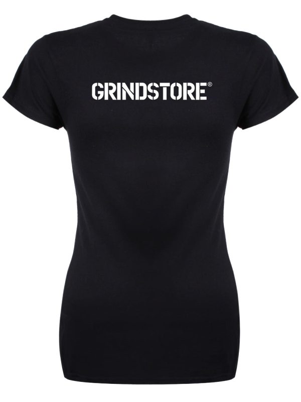 Grindstore Back Away Slowly Ladies Black T-Shirt