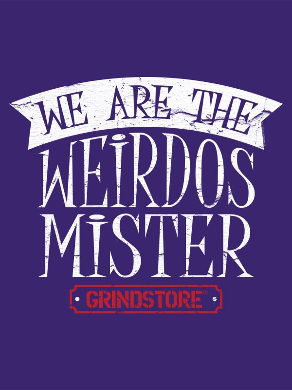 Grindstore We Are The Weirdos Mister Ladies Purple T-Shirt