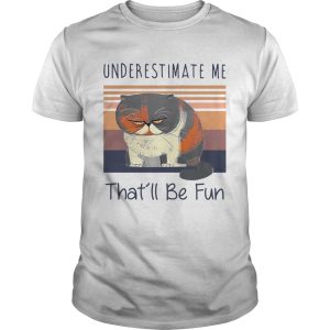 Grumpy Cat Underestimate Me Thatll Be Fun Vintage shirt