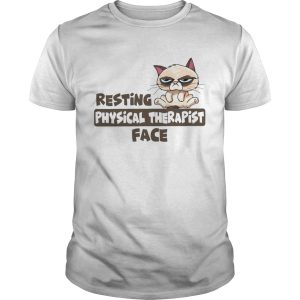 Grumpy cat resting physical therapist face shirt