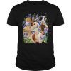 Guinea Pigs Purple Flowers shirt