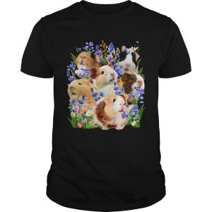 Guinea Pigs Purple Flowers shirt