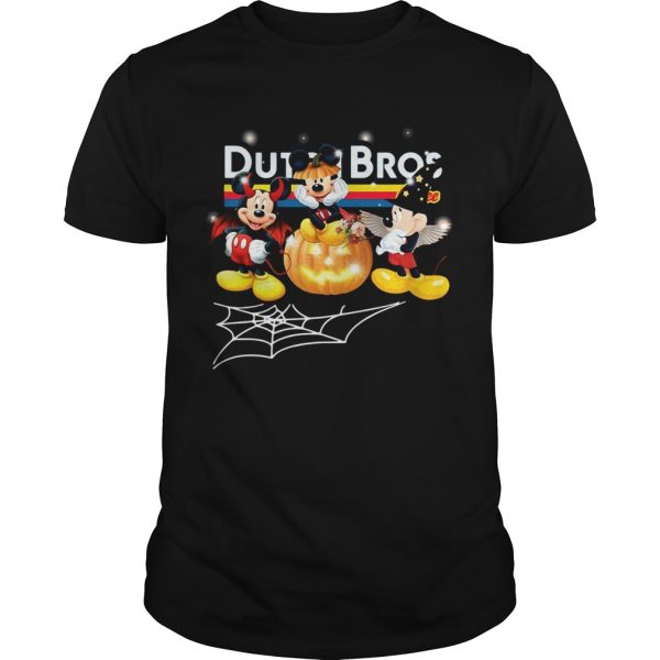 Halloween Dutch Bros coffee Mickey Mouse shirt