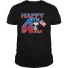 Happy 4th of July American flag snoopy shirt