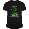 Happy Stcatricks Patricks Day Cat Lover Shamrock shirt